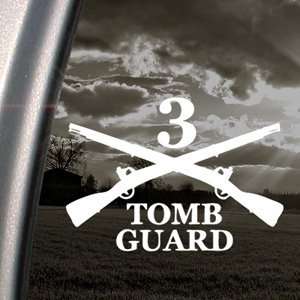   : 3rd US Infantry The Old Guard TOMB GUARD Decal Sticker: Automotive