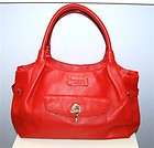 Kate Spade Stevie Kent poppy orange leather purse handbag $395