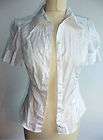 MADONNA FOR H&M LADIES WHITE COTTON SHIRT/LISTED SIZE 34/US 4/USED 