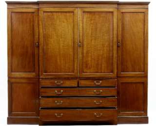 19TH CENTURY ANTIQUE MAHOGANY HOUSEKEEPERS CUPBOARD  