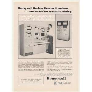 1959 Honeywell Nuclear Reactor Simulator Print Ad (43987):  