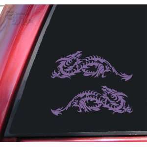   Set Of Blade Dragon Vinyl Decals Stickers   Lavender: Automotive