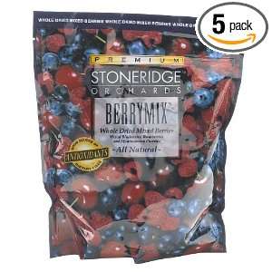 Stoneridge Dried Berry Mix, 5 Ounce (Pack of 5):  Grocery 