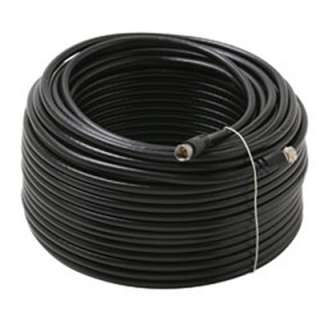 STEREN 100ft RG6 UL F Type Male Coaxial Cable Black  