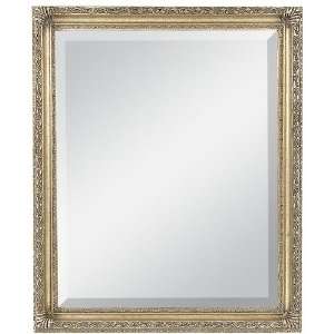  Shell Motif Antique Gold Finish Wall Mirror: Home 