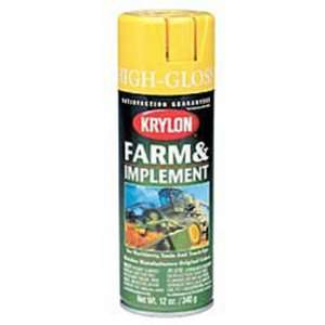   : Krylon 1816 Bright Yellow Farm & Implement Paint: Home Improvement