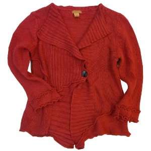 Identity Club Red Cardigan Sweater, Large 