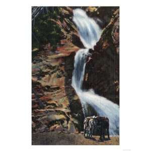  Colorado Springs, CO   Lower Three of Seven Falls Giclee 