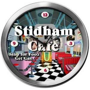  STIDHAM 14 Inch Cafe Metal Clock Quartz Movement: Kitchen 