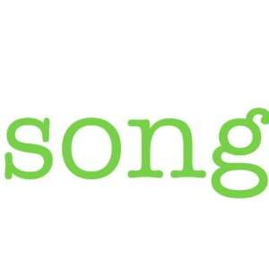  song Giant Word Wall Sticker