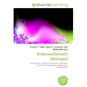    Embranchement (Biologie) (French Edition) (9786132852090): Books