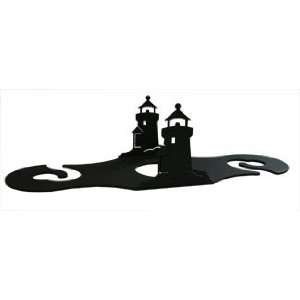  Wine For Two Lighthouse Wine Caddy   Holds 1 Bottle & 2 