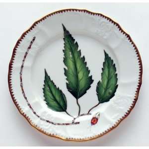  Anna Weatherley Green Leaf Salad Plate 7.5 In: Home 