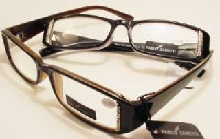 City Stars Pablo Zanetti Rhinestone Reading Glasses +2.00 R1205 Size 