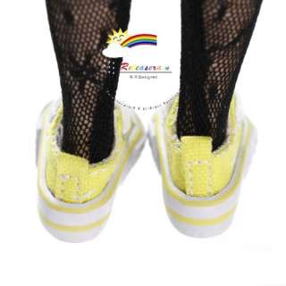 Low Cut Star Sneakers Shoes Yellow for Tonner Marley  