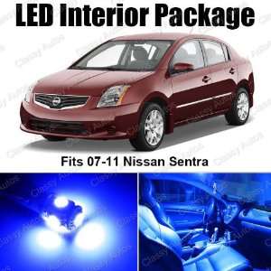  Nissan Sentra BLUE Interior LED Package (4 Pieces 