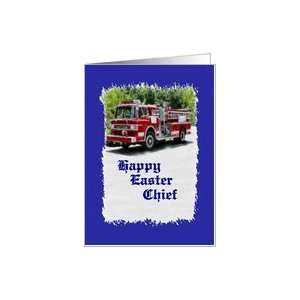  Firefighter Chief / Happy Easter Card Health & Personal 
