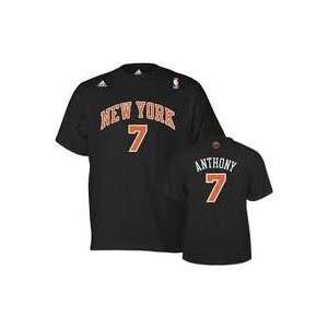 Carmelo Anthony N.Y Knicks Youth Small T Shirt Black  