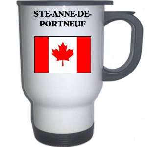  Canada   STE ANNE DE PORTNEUF White Stainless Steel Mug 
