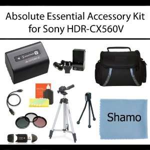  Absolute Essential Accessory Kit For Sony HDR CX560V High 