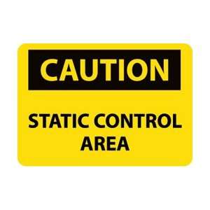  C611PB   Caution, Static Control Area, 10 X 14, Pressure 