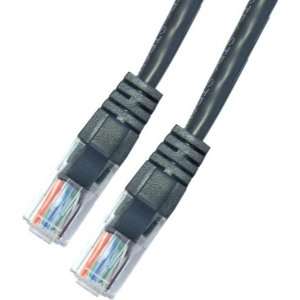  Cat5e Ethernet Patch Cable 350MHz 7ft Black: Computers 