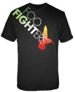  Foo Fighters   Hummingbird Guys T shirt in Black Clothing