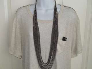 Elizabeth & James Perfect Tee Necklace Medium   T SHIRT ONLY!  