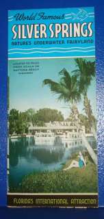 c1950s Brochure SILVER SPRINGS, Near Ocala, FL  