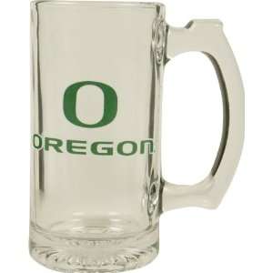  Oregon Ducks Beer Mug 3D Logo Glass Tankard Sports 