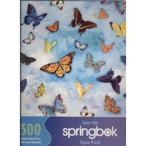  Springbok 500 Piece Puzzle Butterlies PZL 2001 Toys 