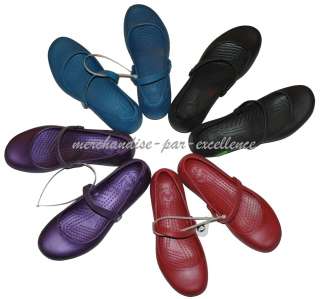 New Sizes 6  10 CROCS ALICE Mary Janes womens FLATS Blue Red Purple 