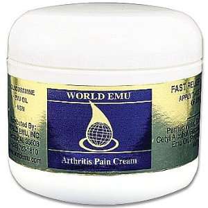 World Emu Oil Arthritis Pain Cream   Odorless Pain Relieving Body Balm