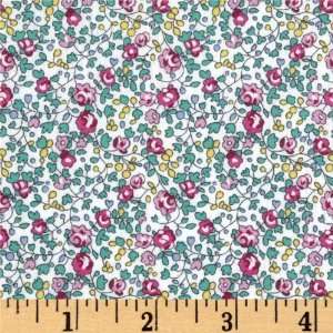  54 Wide Liberty Of London Tana Lawn Eloise Pink/Teal 