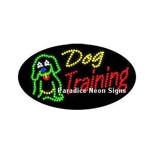  Dog Training LED Sign (Oval): Sports & Outdoors