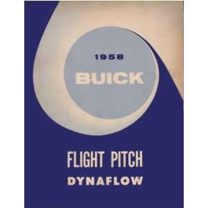  1958 BUICK FLIGHT PITCH DYNAFLOW Transmission Manual 