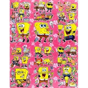  Spongebob Squarepants Nickelodeon Sticker Sheet K167 ~ tongue out 