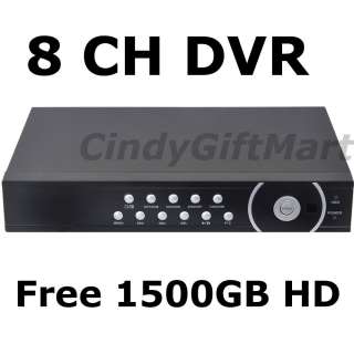 security DVR digital recorder stand alone CCTV 8 CH 1YU  
