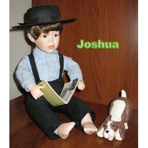   Joshua Amish Porcelain Boy Doll by FayZah Spano 