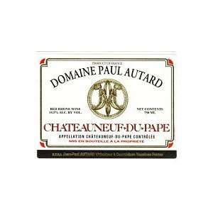  Paul Autard Chateauneuf du pape 2009 750ML Grocery 