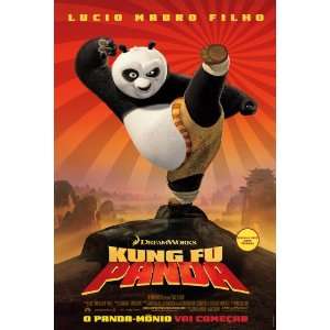  Kung Fu Panda (2008) 27 x 40 Movie Poster Brazilian Style 