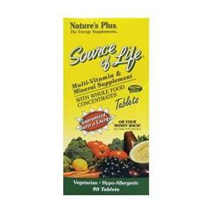 Natures Plus Source of Life Multi Vitamin and Mineral Mini Tabs 90 