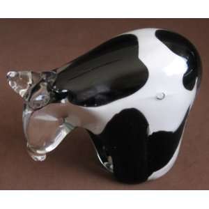  Fifth Avenue Crystal COW Figure Approx. 4 3/4 W x 3 3/4 