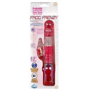  Frog Frenzy Super Silent Beaded Massager, Pink Health 
