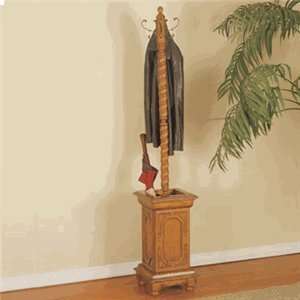  Woodland Oak Coat Rack: Furniture & Decor