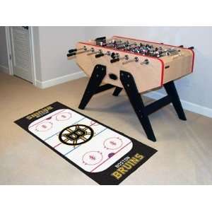  Boston Bruins Hockey Rink Runner Area Rug/Carpet Sports 