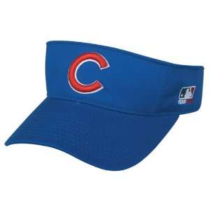  MLB ADULT Chicago CUBS Home Blue VISOR Adjustable Velcro 