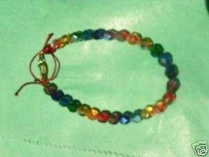 Kabbalah Red String Chakra Swarovski Crystal Bracelet  