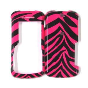 Cuffu   Pink Zebra   Motorola i465 Clutch Case Cover + Reusable Screen 
