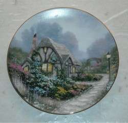 1991 THOMAS KINKADE COLLECTOR PLATE * CHANDLERS COTTAGE  